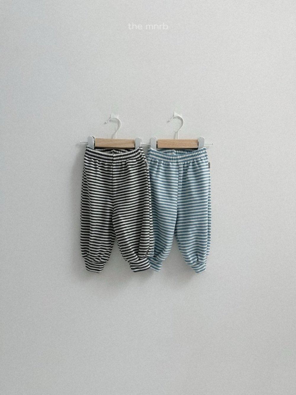 MiniRobe32｜(70-110) 條紋休閒束口褲