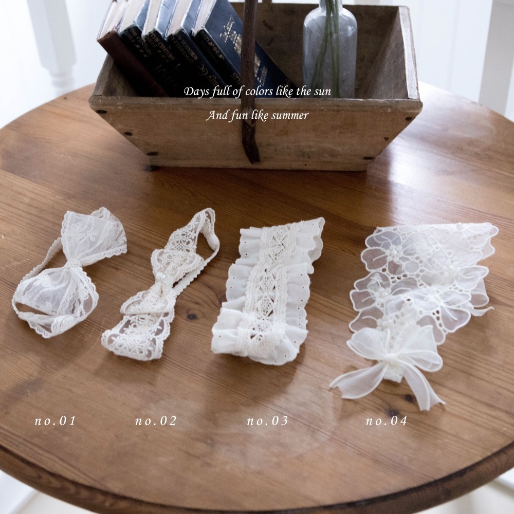 M-KIDS48｜(65-80cm) 蕾絲髮帶