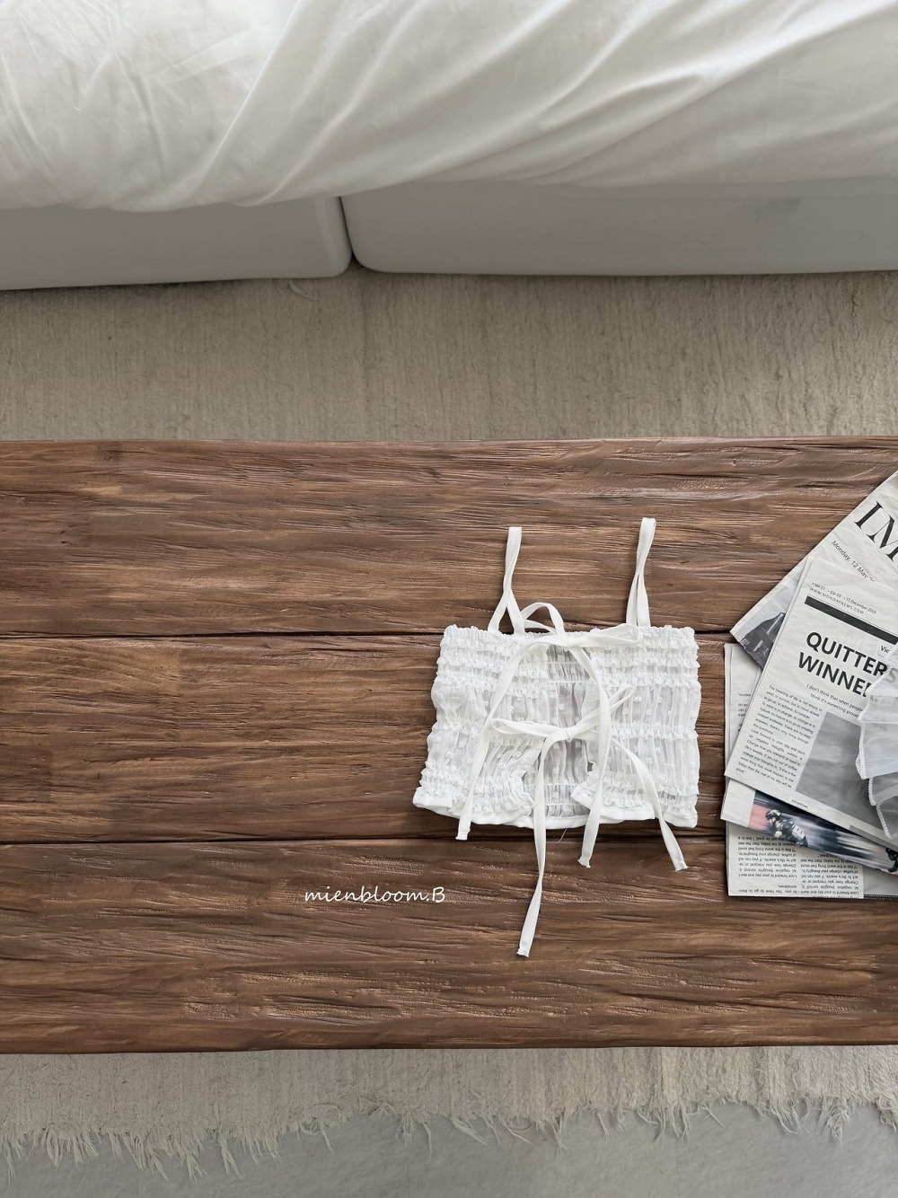 Bloom.b23｜(55cm-118cm) 細肩綁帶背心