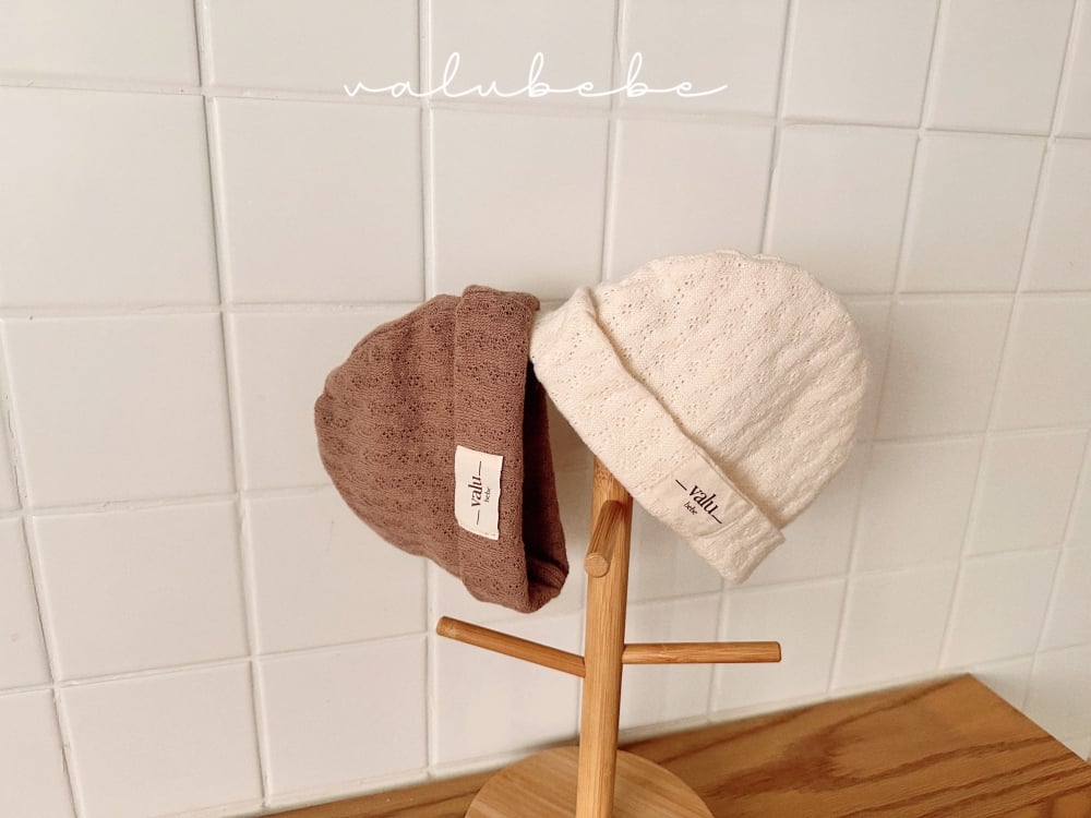 Valubebe64｜(65-90) 針織反摺帽