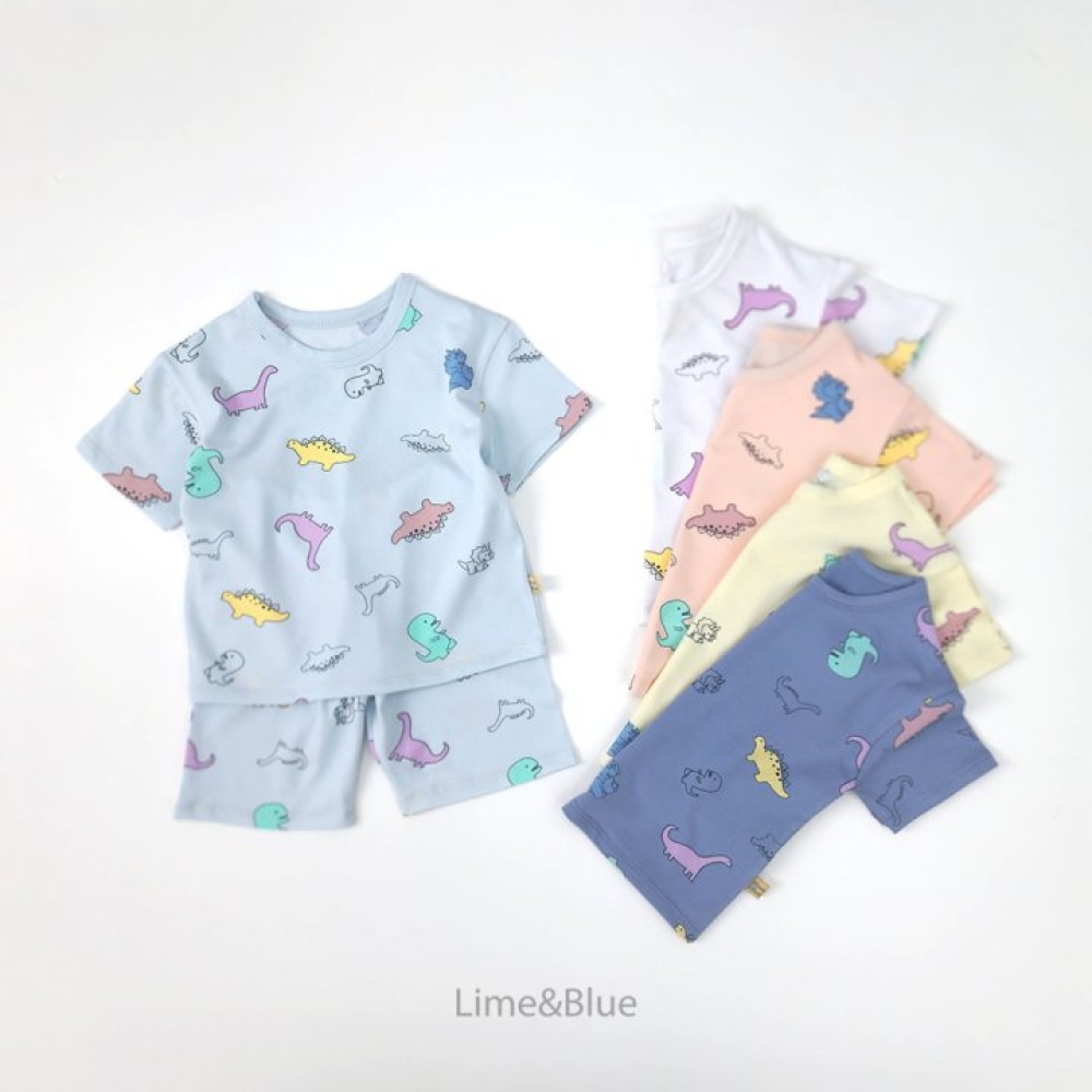 LIME&BLUE35｜(80-118cm)  探險恐龍套裝