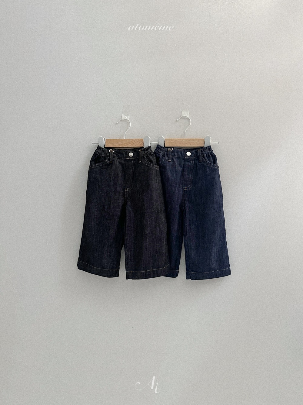 Atomeme01｜(70-110) 夏季牛仔直筒褲