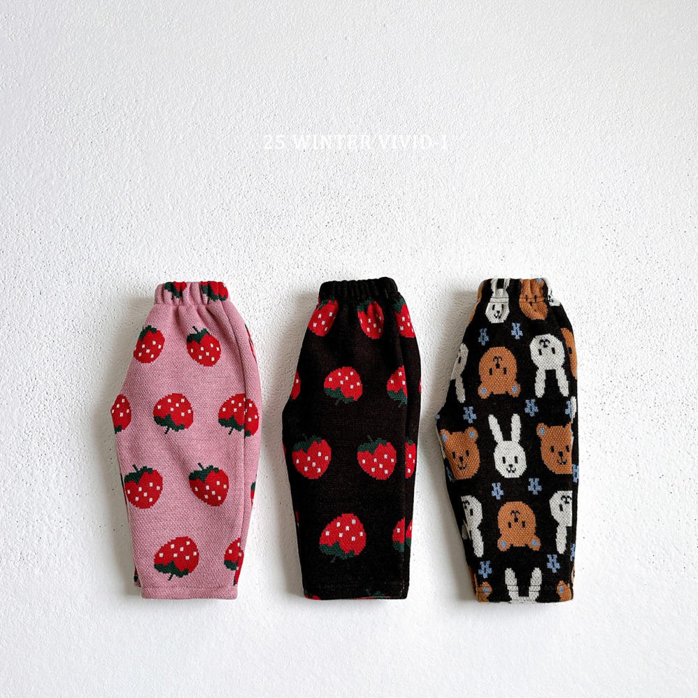 vivid15｜(78cm-125cm) 印花針織長褲