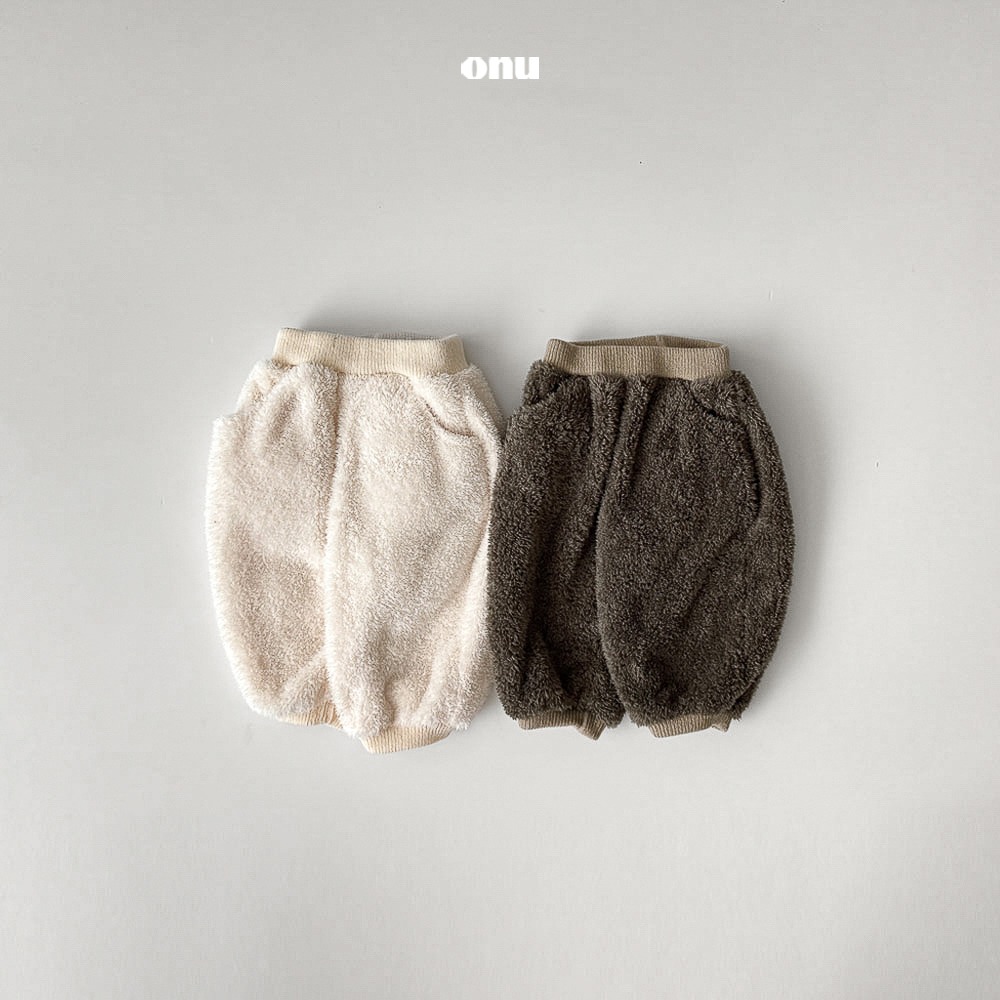 onu 34｜(70cm-115cm) 保暖毛絨縮口褲