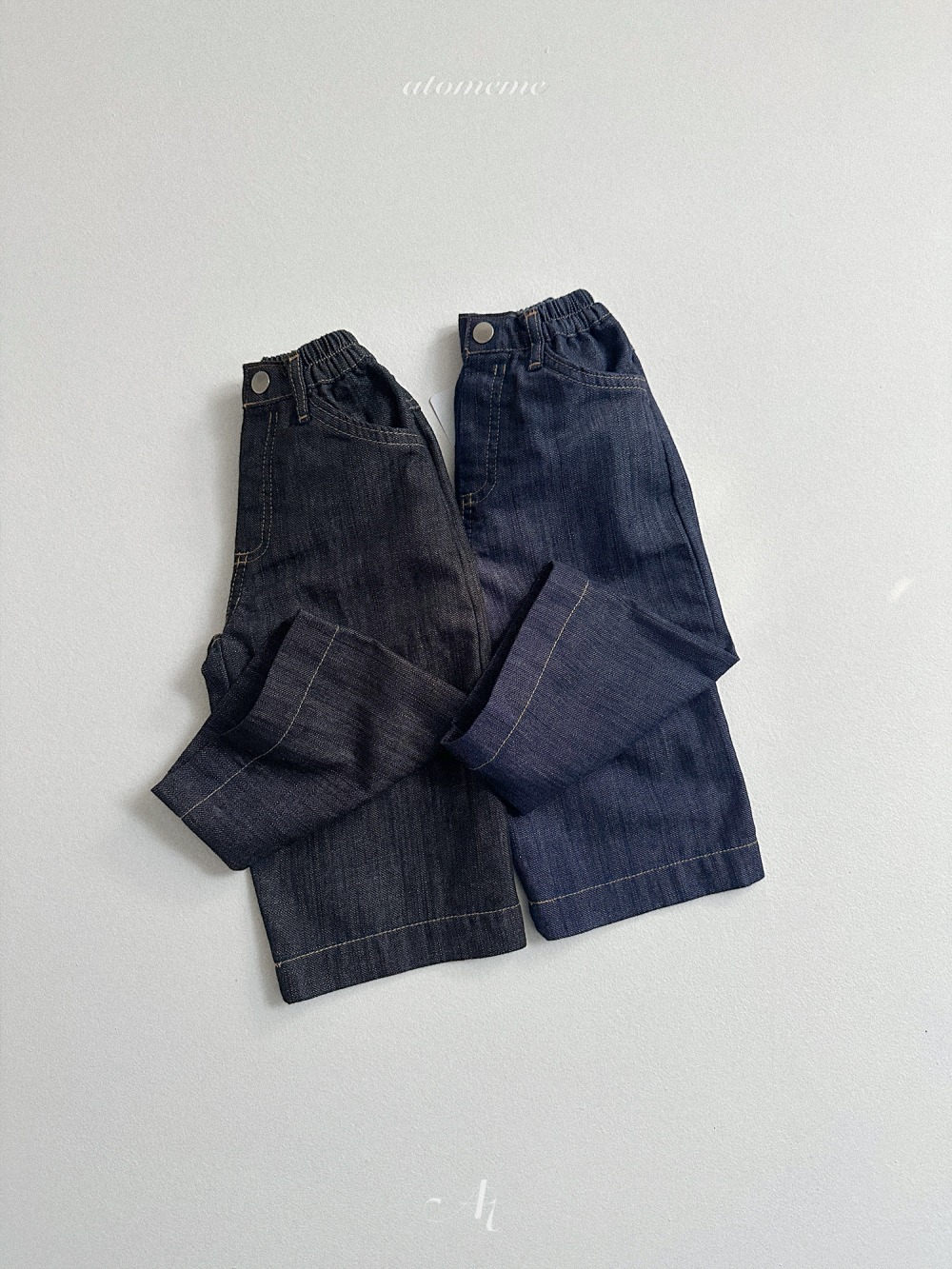 Atomeme01｜(70-110) 夏季牛仔直筒褲