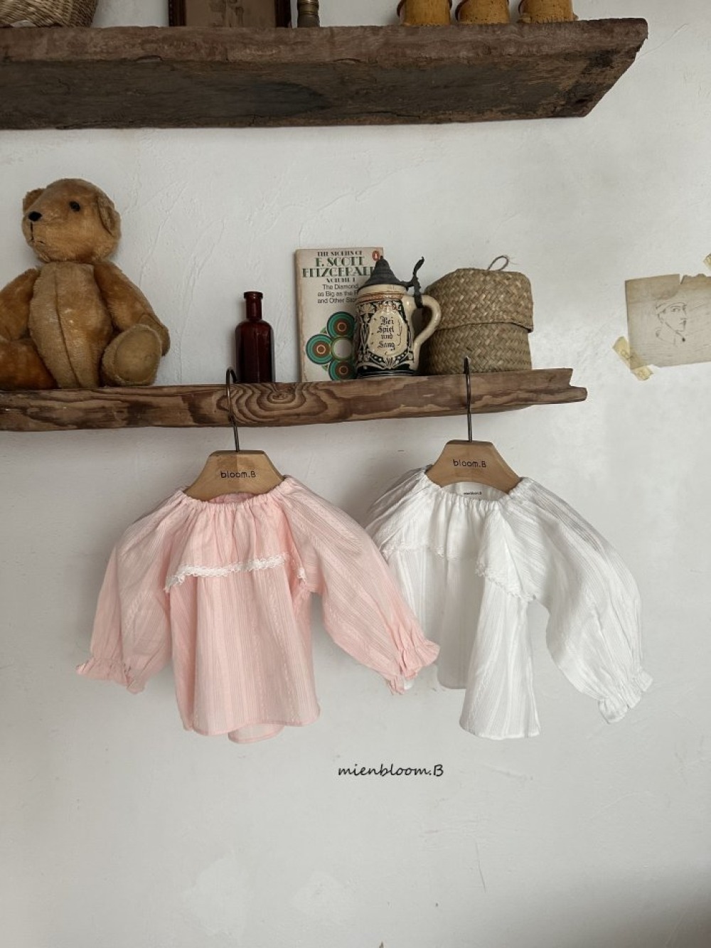 Bloom.b21｜(0m-7y) 層次荷葉襯衫