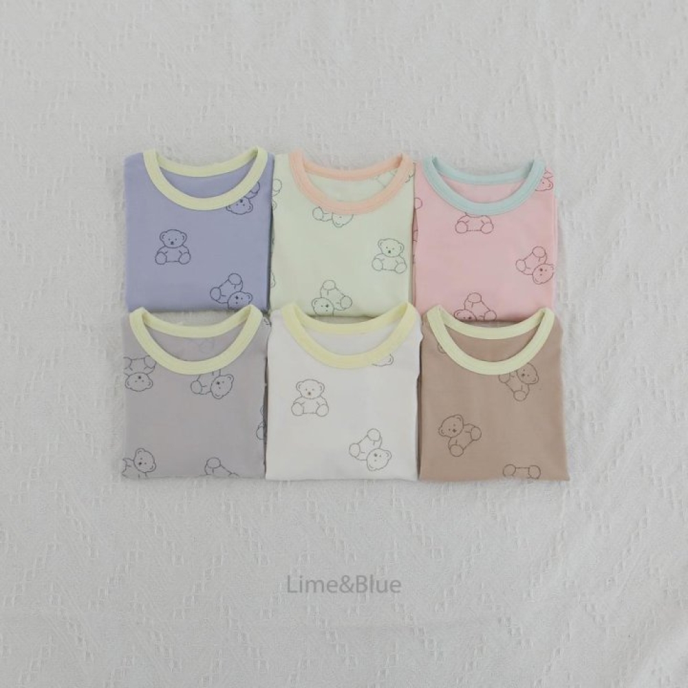 LIME&BLUE20｜(80-118cm)  青檸泰迪熊套裝