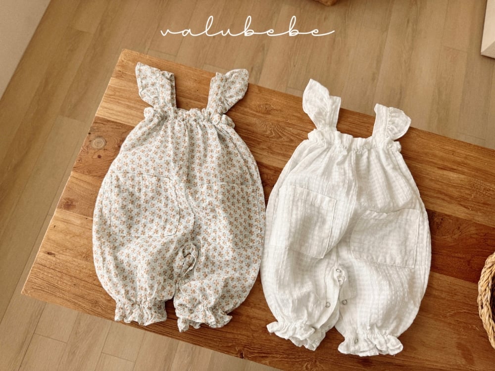 Valubebe 49｜(65-90cm) 褶邊翅膀吊帶服