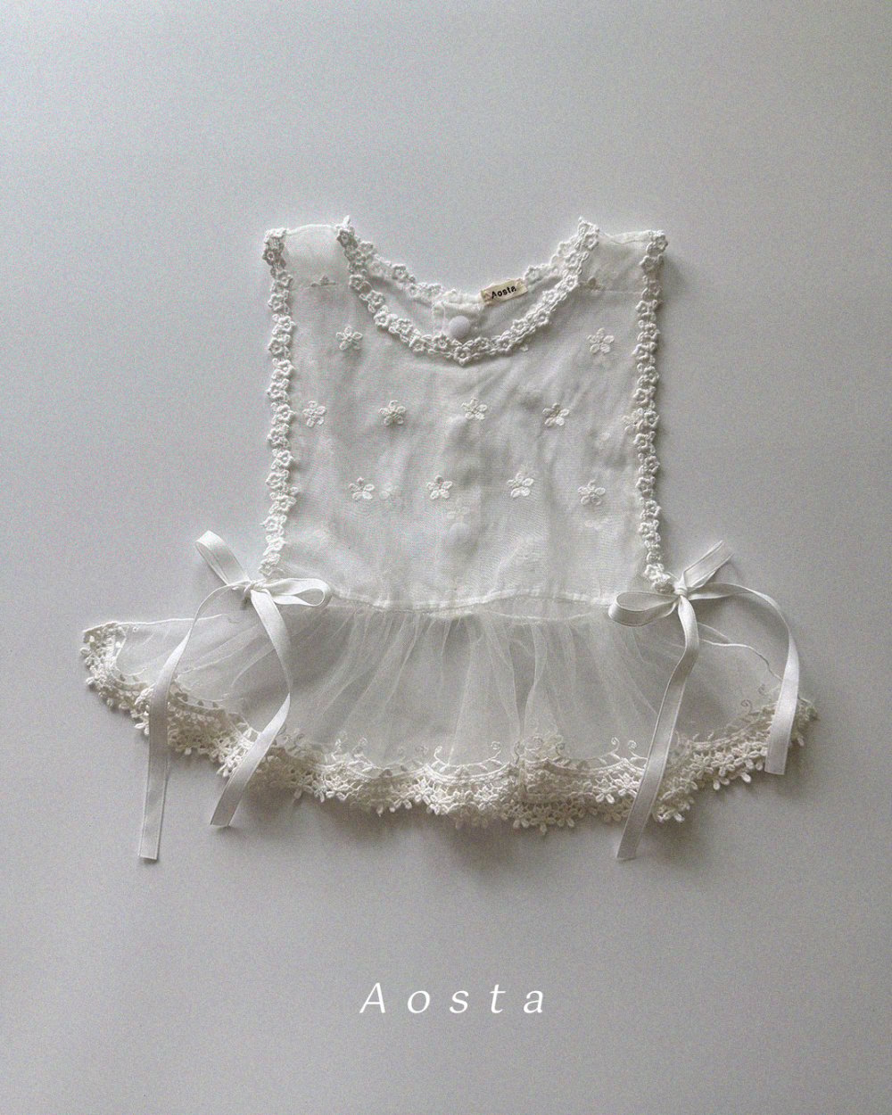 AOSTA62｜(Free) 2款蕾絲花刺繡背心