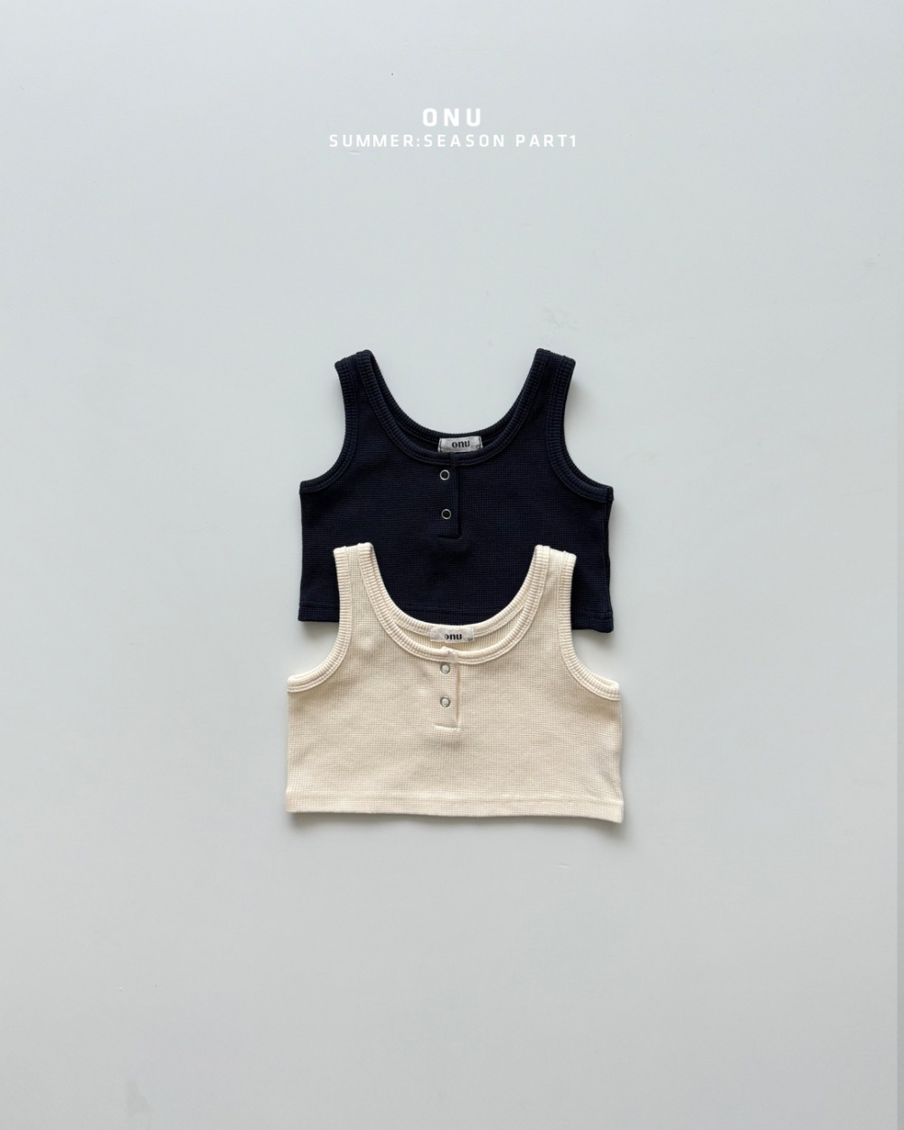 onu29｜(70cm-115cm) 華夫格短版背心