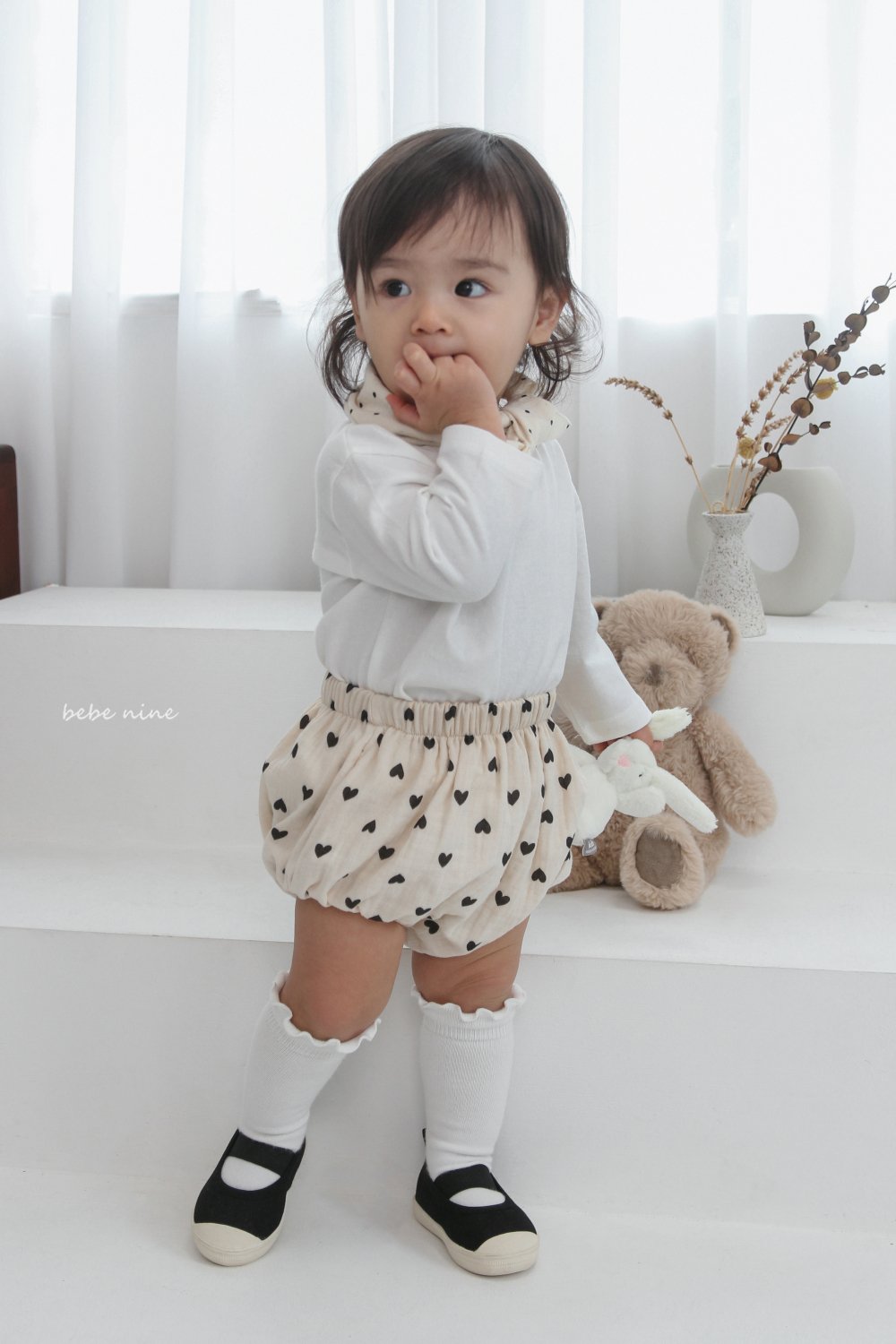 bebe nine25 (65-85) 3色印花包屁褲