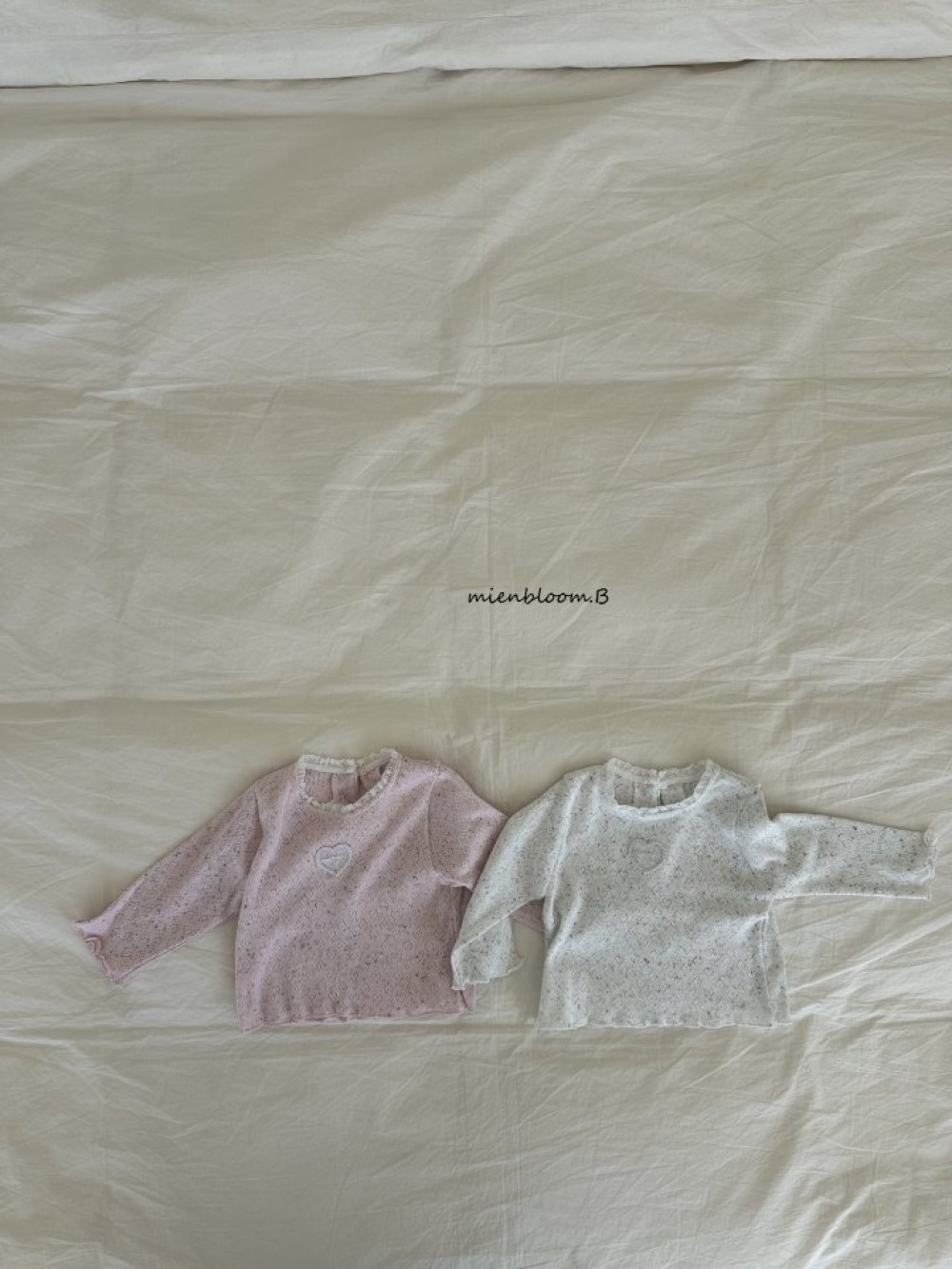 Bloom.b11｜(0m-7y) 愛心捲邊上衣