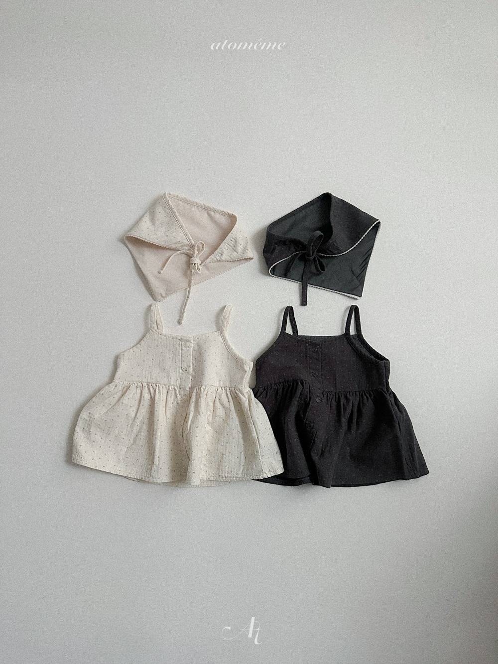 Atomeme18｜(70-110) 印花三角頭巾