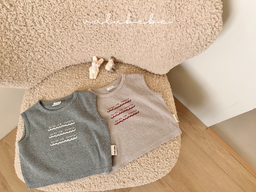 Valubebe 17｜(65-90cm) 華夫格無袖上衣
