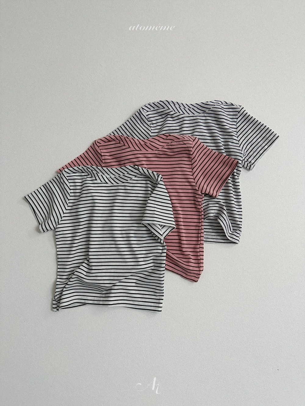 Atomeme02｜(70-110) 條紋上衣