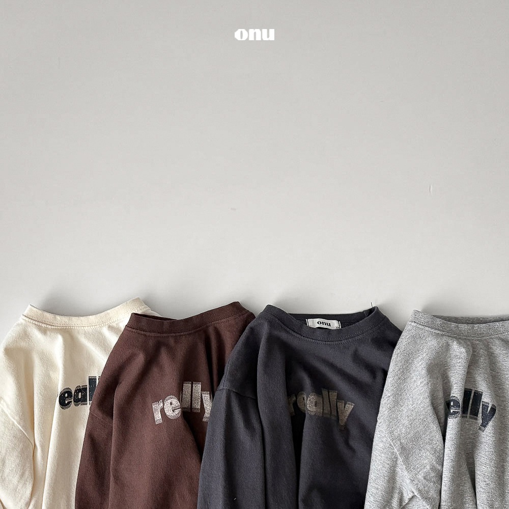 onu 42｜(70cm-115cm-MOM) 簡約縮口袖薄長袖