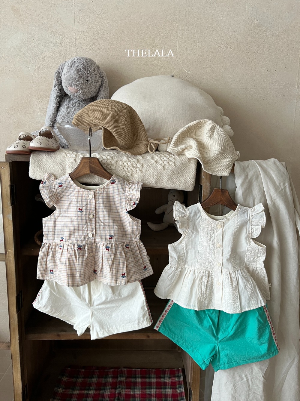 thelala18｜ (70-115) 花邊圖騰短褲