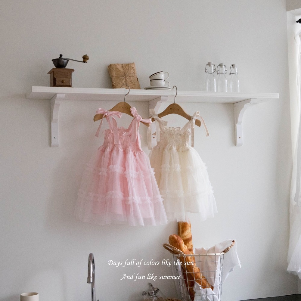 M-KIDS07｜(65-115cm) 浪漫綁帶洋裝