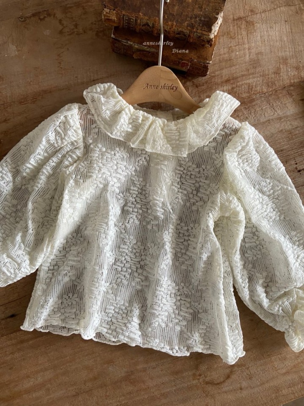 Anne Shirley21｜(3m-24m) 2色荷葉花領襯衫