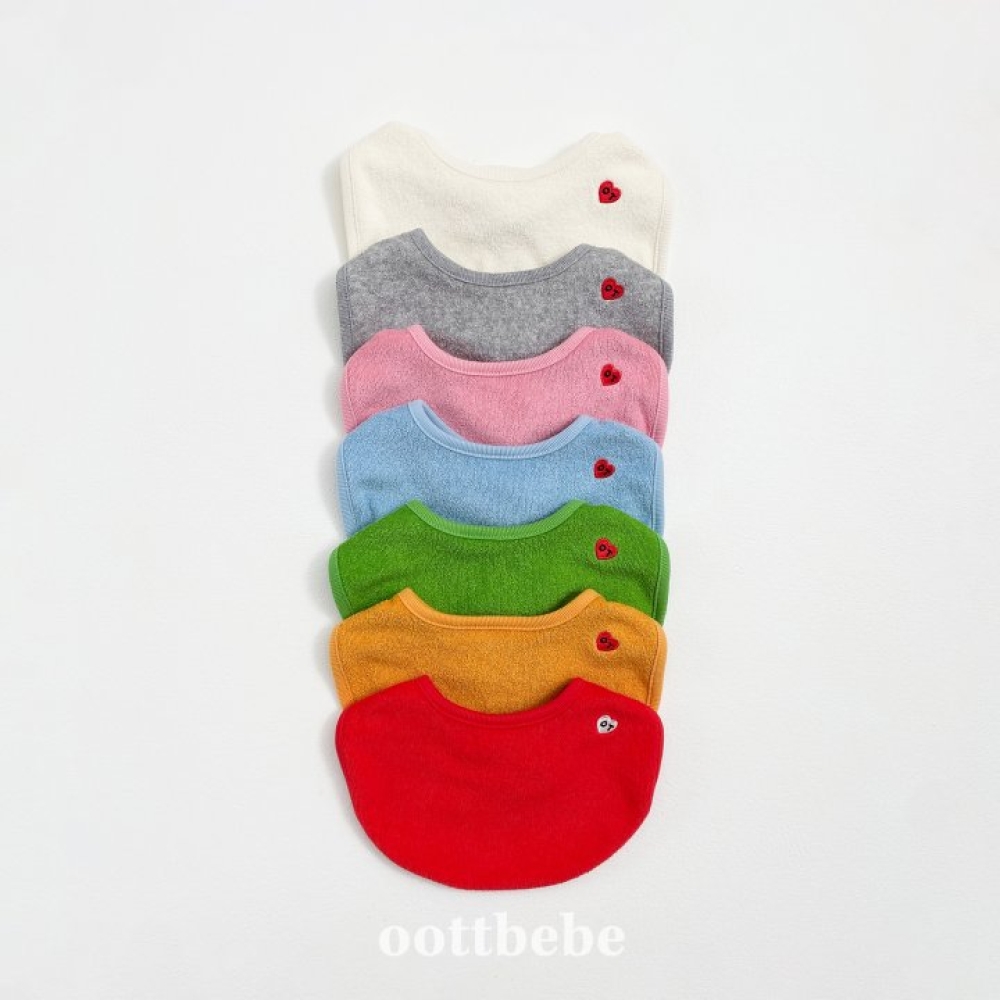 Oottbebe33｜(Free) 糖果色方形口水巾