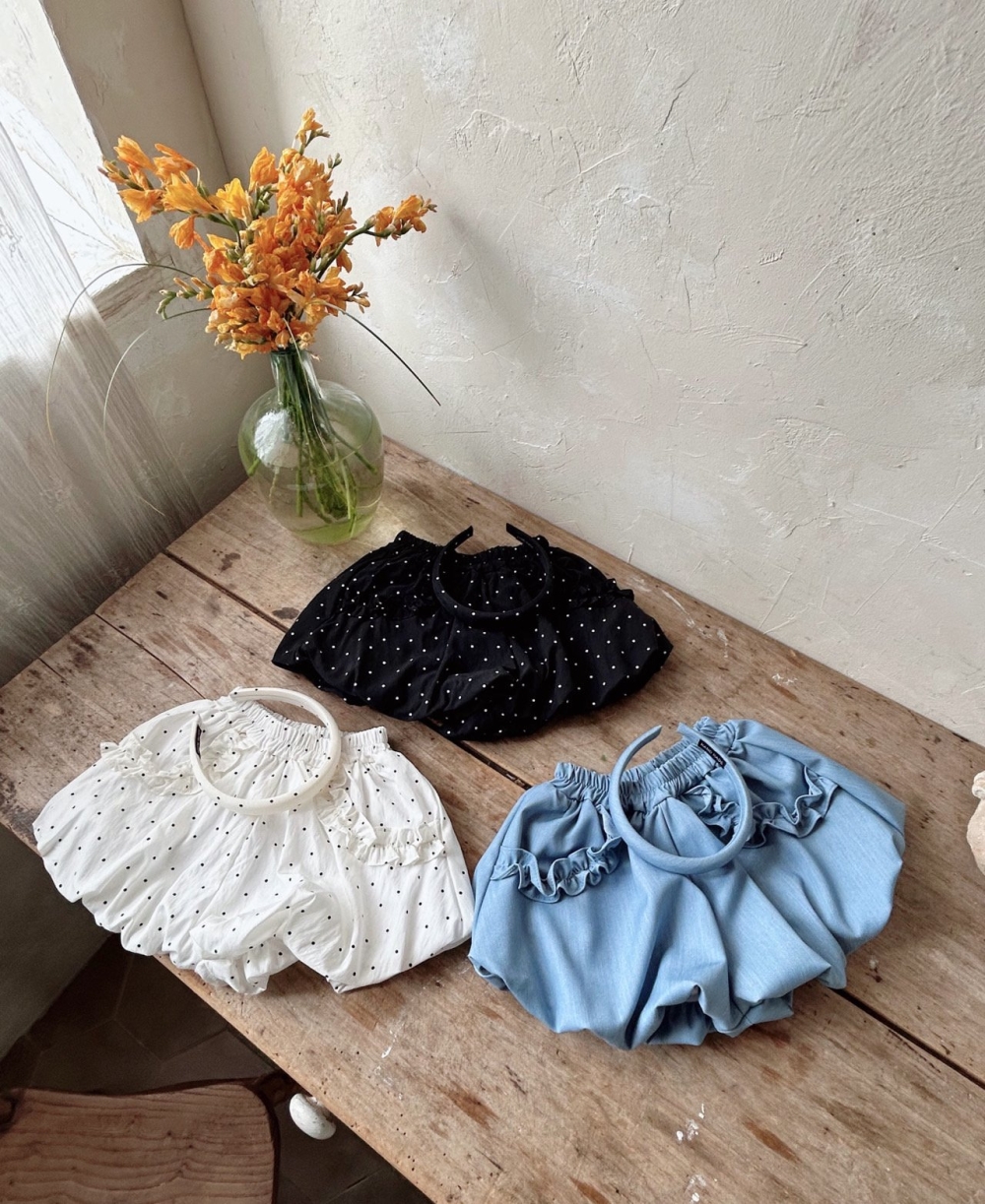 Azalea02｜(85-125cm) 荷葉邊南瓜褲