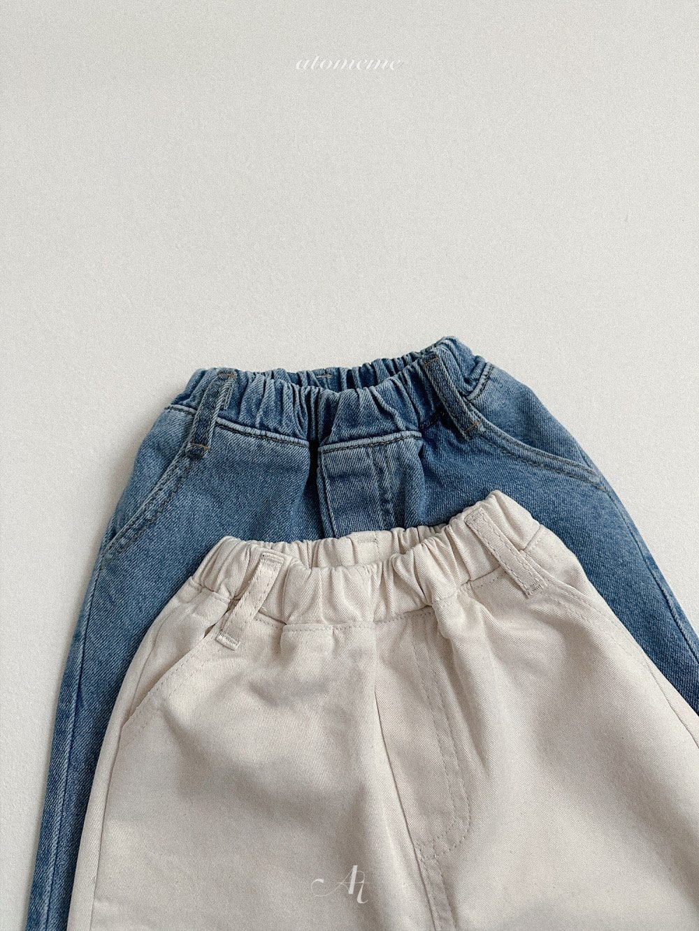 Atomeme04｜(70-110) 簡約牛仔褲