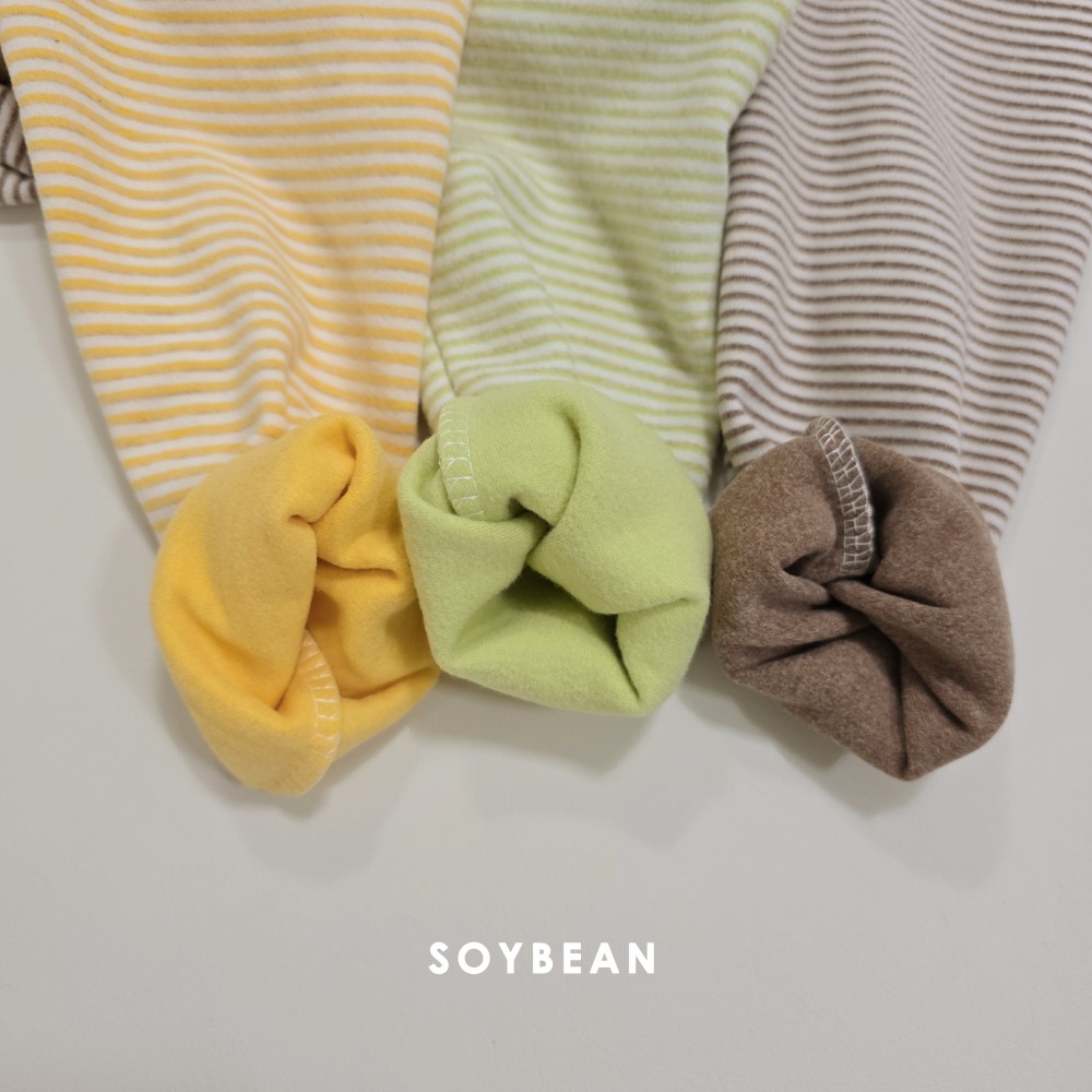 Soybean47｜(75cm-118cm) 撞色高領縮口褲套裝