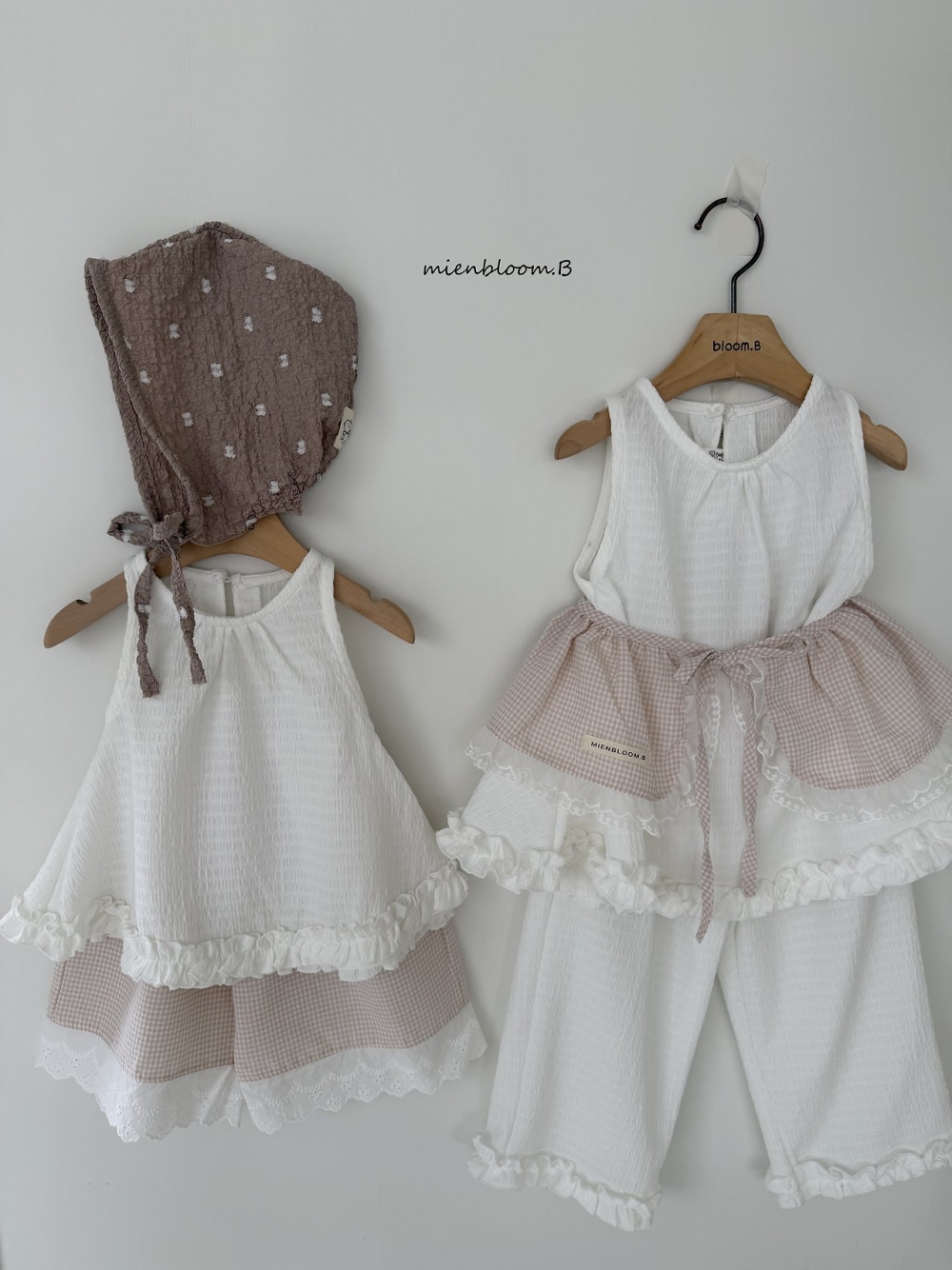 Bloom.b31｜(55cm-118cm) 花邊直筒長褲