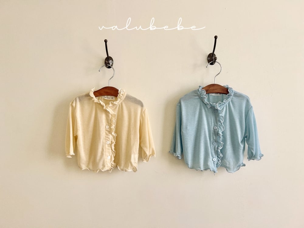 Valubebe 45｜(65-90cm) 花邊鈕釦外套