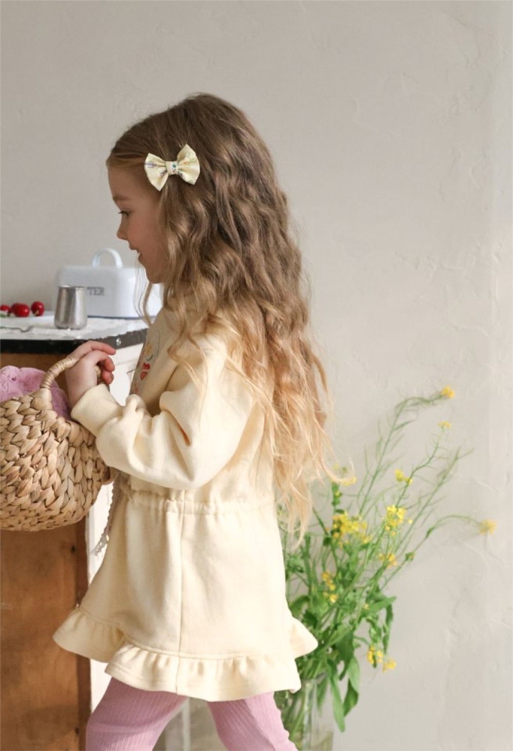 FLO03｜(free) 3色格紋蝴蝶結髮夾