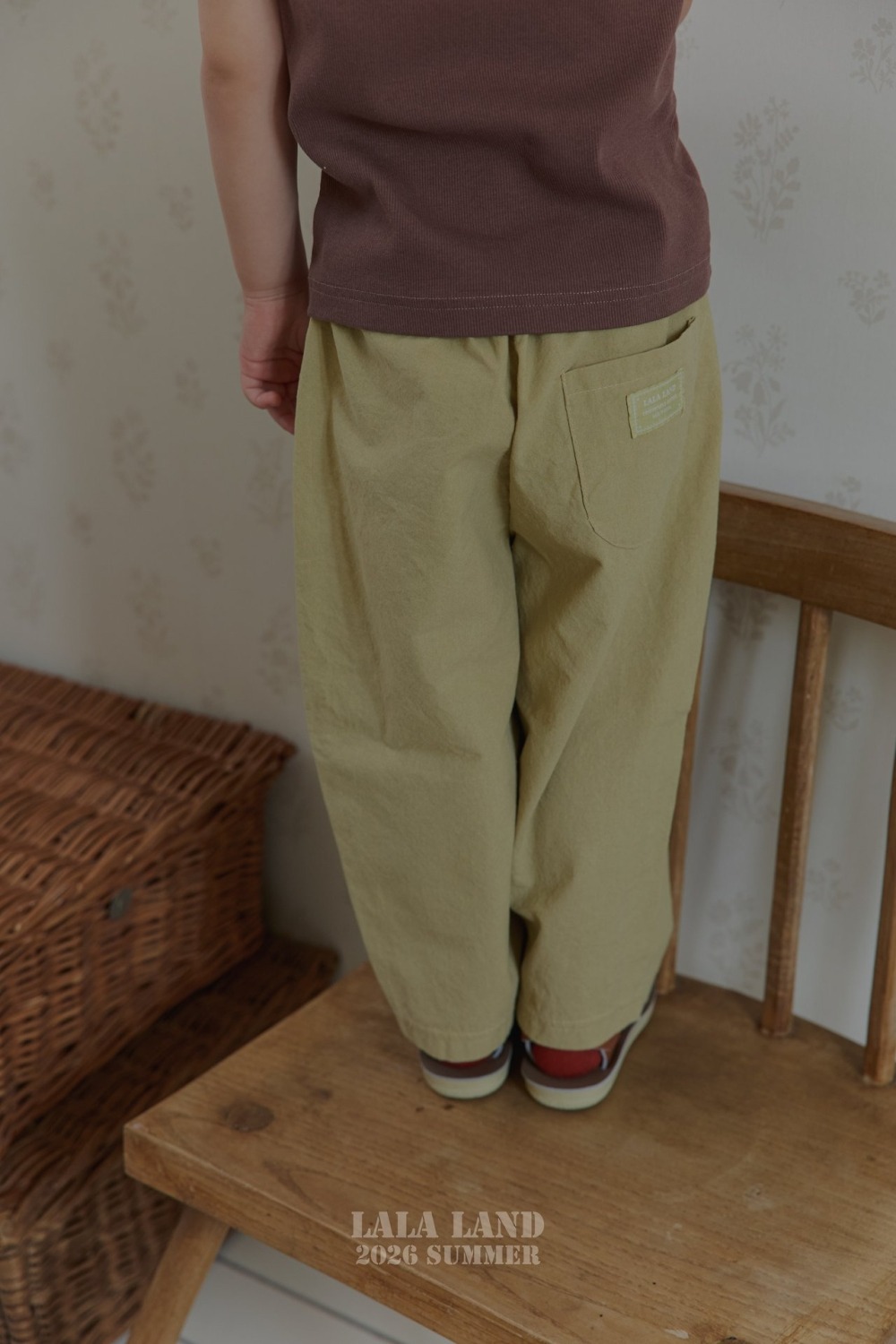 lala land65｜(75-120cm) 4色素面棉質長褲