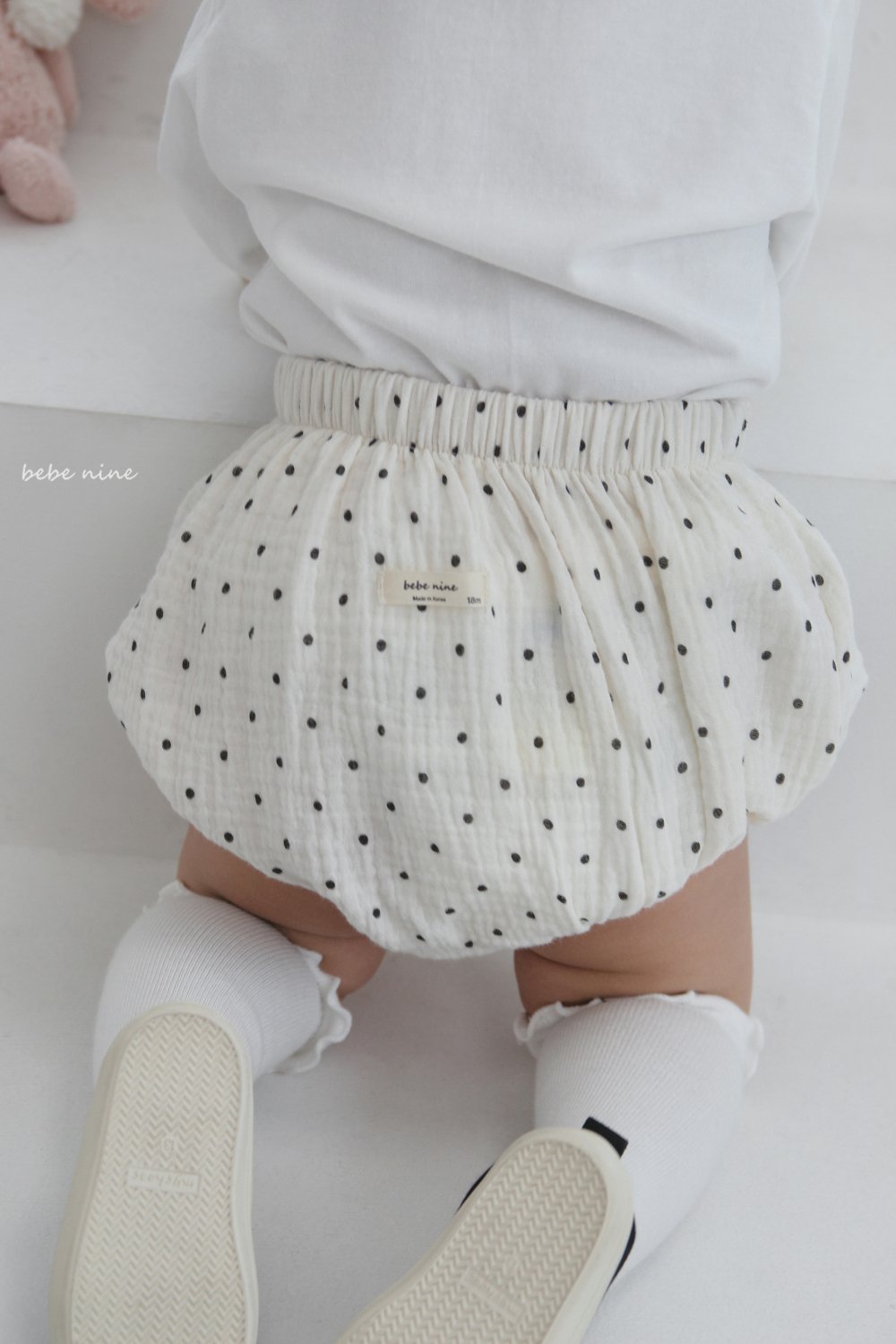 bebe nine25 (65-85) 3色印花包屁褲