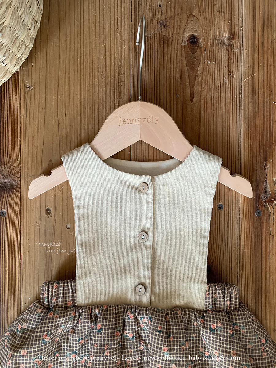 JE 615｜(73-100cm)  蛋糕裙連身包屁衣