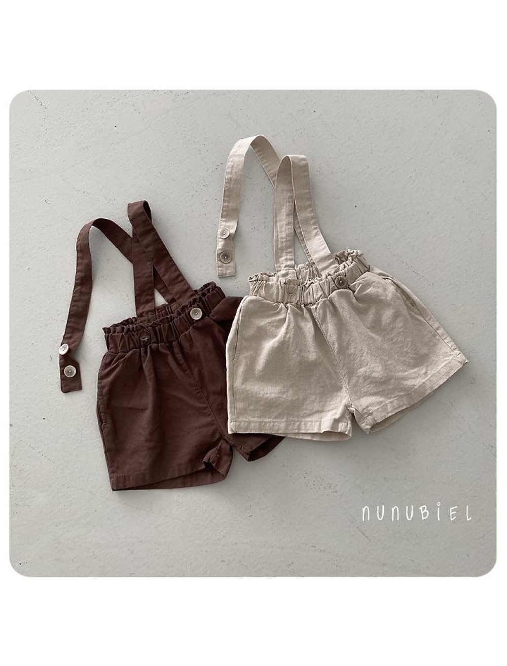 NUNU BIEL10｜(65-115cm) 可愛吊帶褲