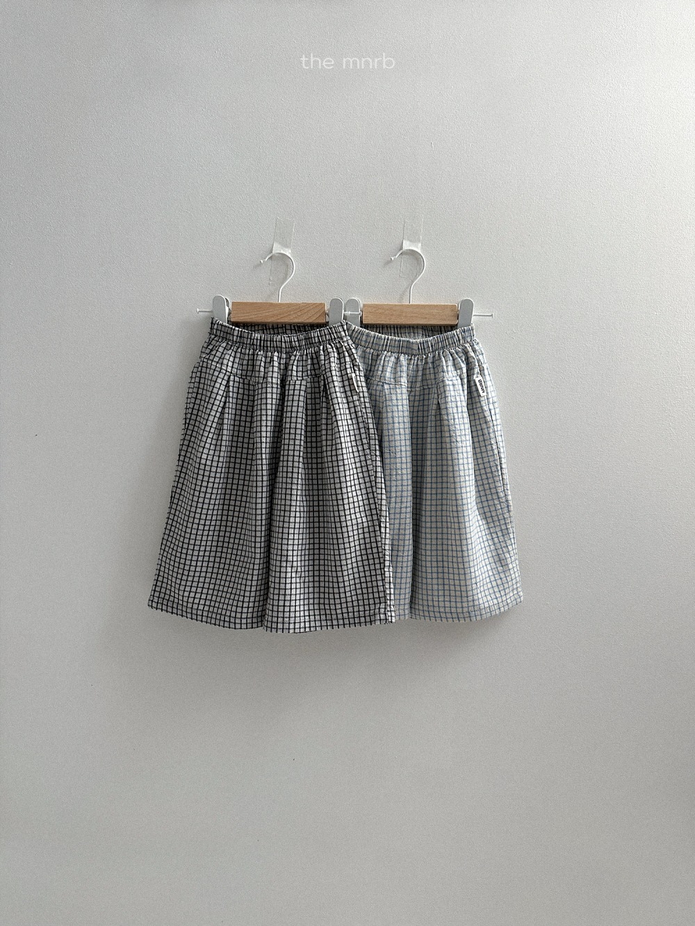 MiniRobe09｜(70-110) 格紋直筒長褲