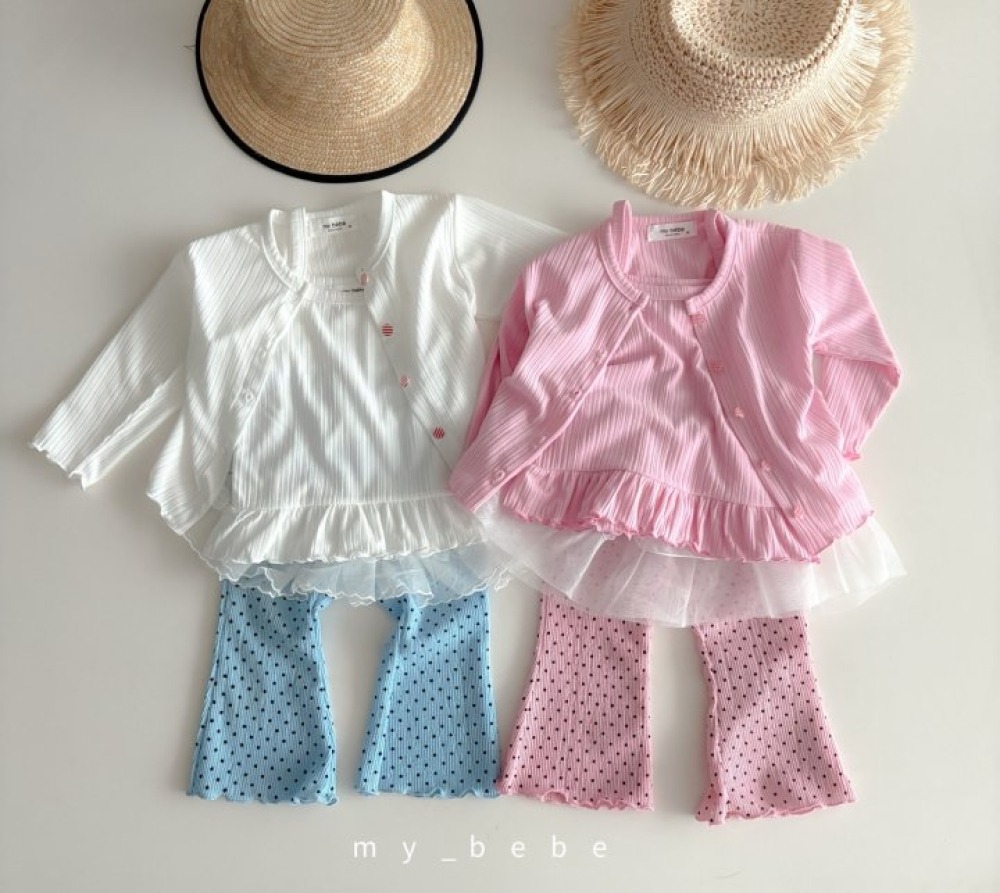 my_bebe29｜(80-120cm) 波點喇叭褲