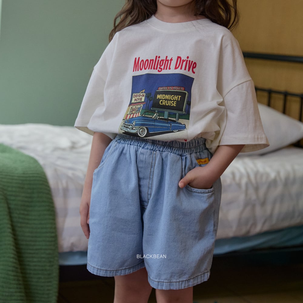 BEAN07｜(65-120cm) 牛仔口袋短褲