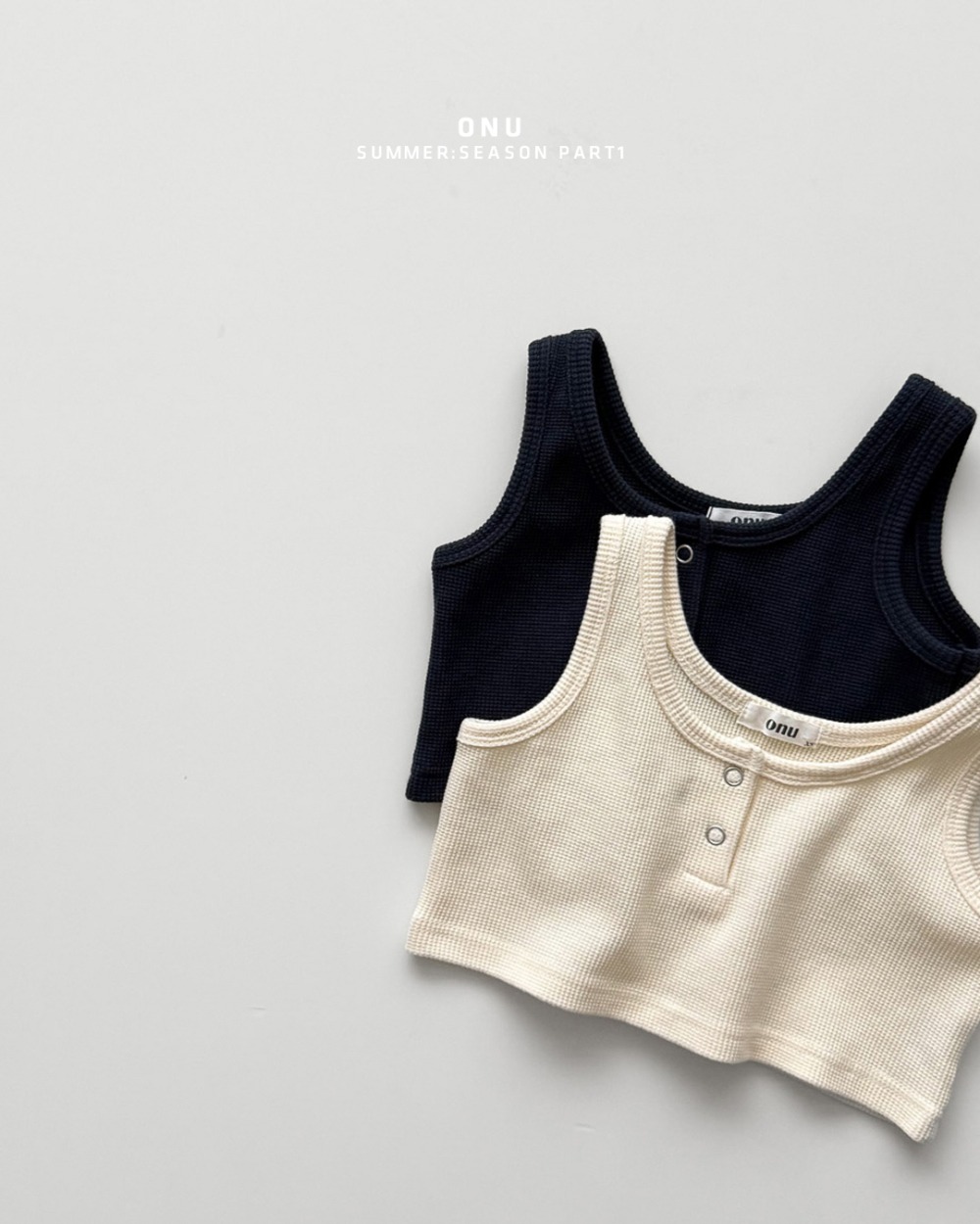 onu29｜(70cm-115cm) 華夫格短版背心