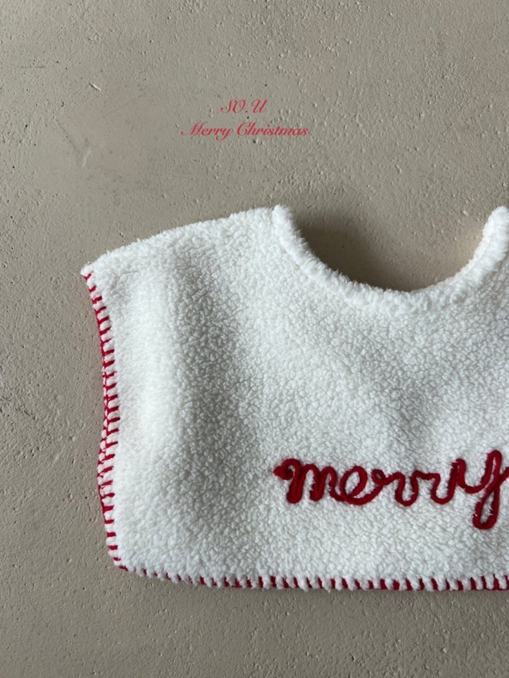 S0.U06｜(Free)  刺繡圍兜披肩