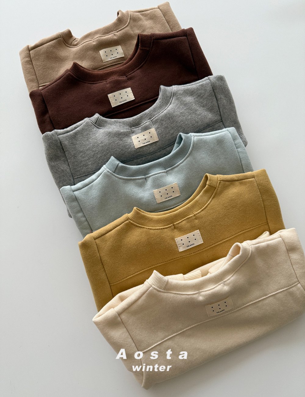 AOSTA41｜(6m-5y) 簡約休閒上衣