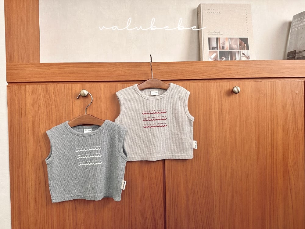 Valubebe 17｜(65-90cm) 華夫格無袖上衣