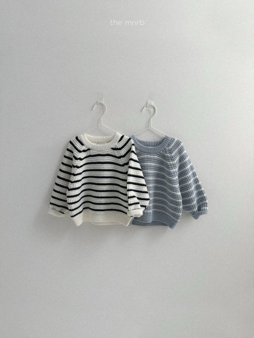 MiniRobe37｜(70-110) 條紋針織上衣