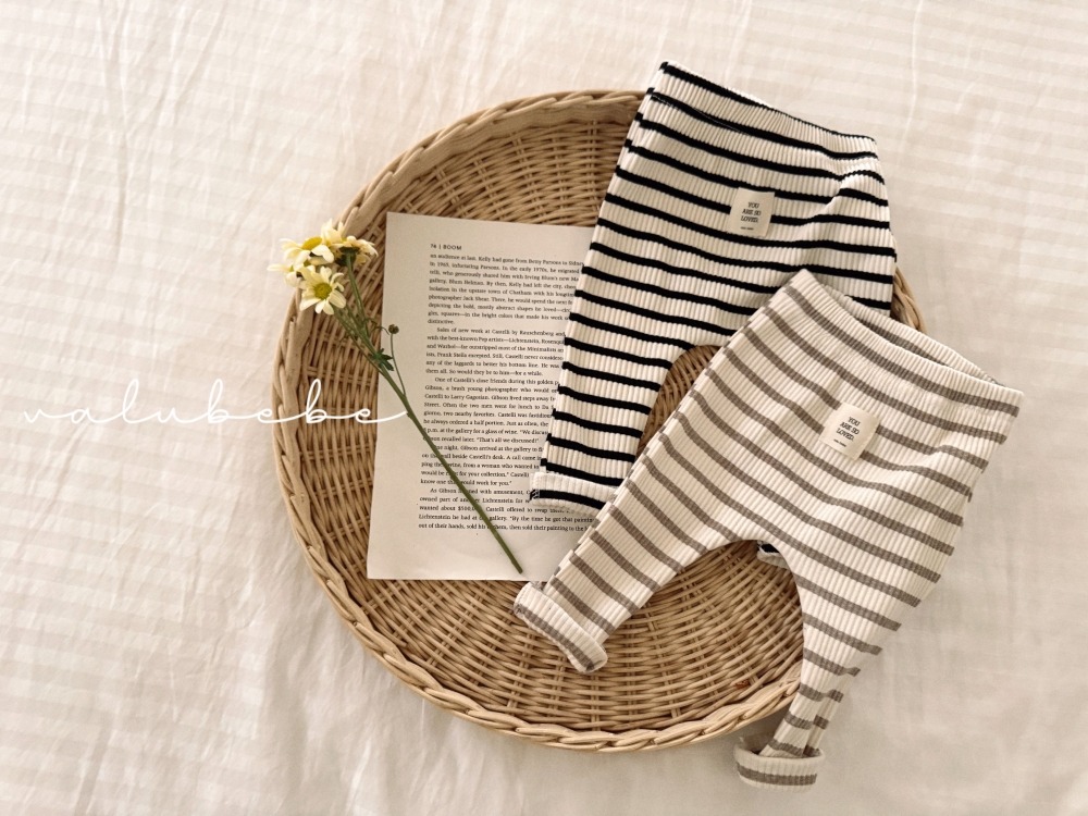 Valubebe55｜(65-90) 條紋緊身褲