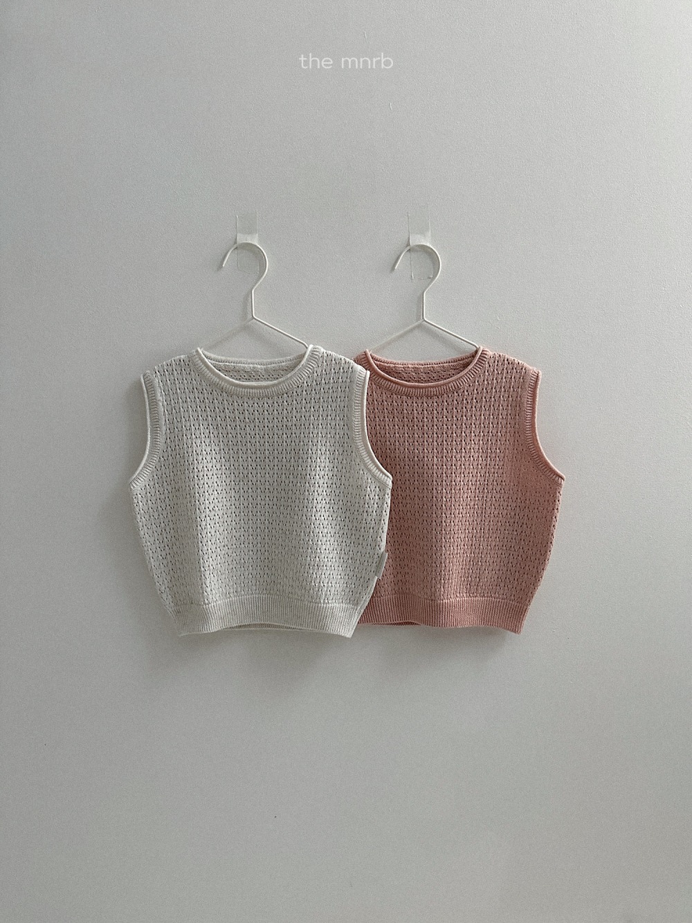 MiniRobe33｜(70-110) 鏤空針織背心