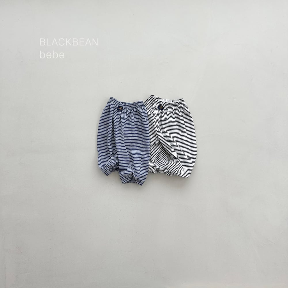 BEAN08｜(65-120cm) 條紋縮口褲