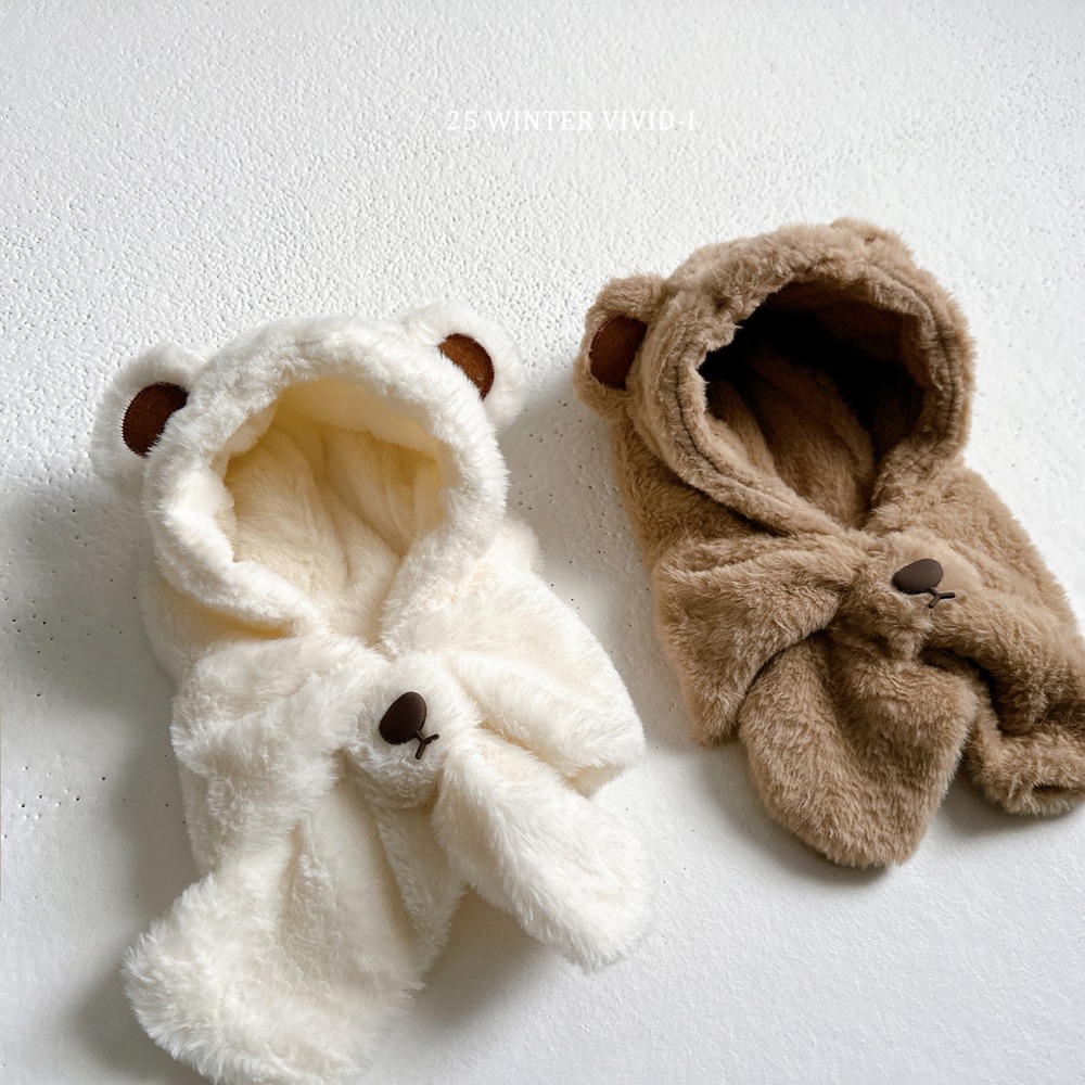 vivid113｜(free) 保暖泰迪熊頭套