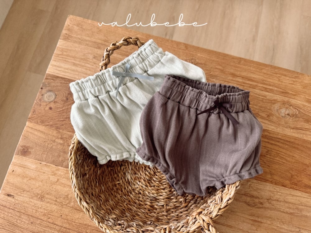 Valubebe 44｜(65-80cm) 編織紋鬆緊短褲