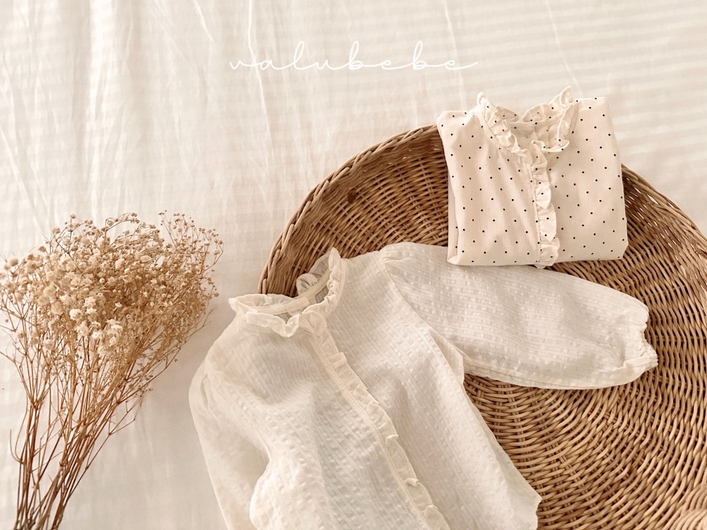 Valubebe68｜(65-90) 荷葉花邊襯衫