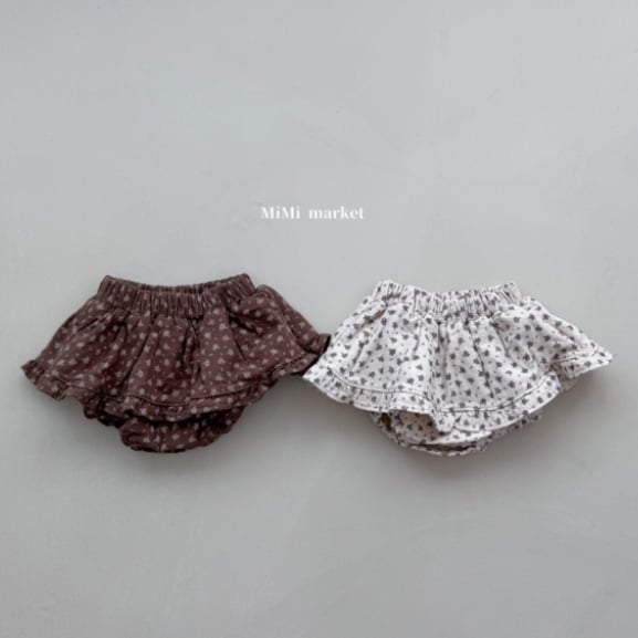 mimi market11 (65-85cm)  小碎花荷葉裙