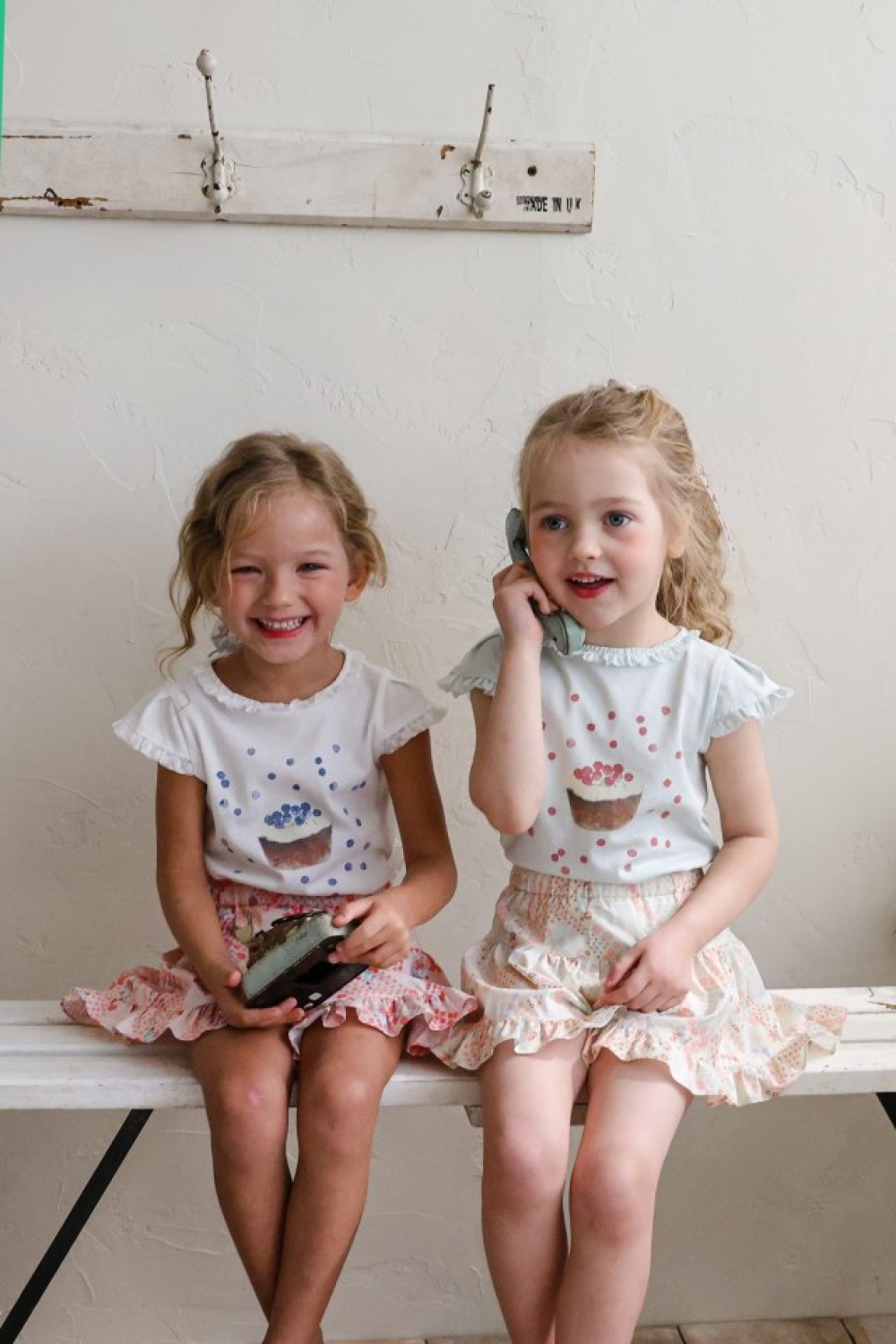 FLO24｜(75-140) 蛋糕荷葉邊上衣